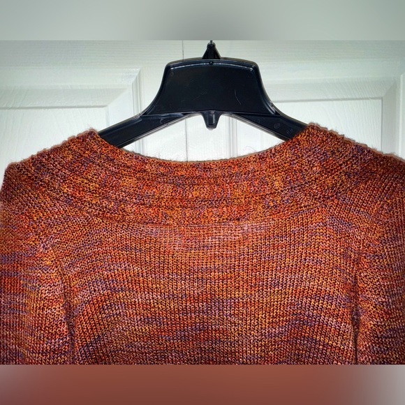 Carolyn Taylor Multicolor V-neck 3 button Sweater. Size PL. GUC - Picture 4 of 11